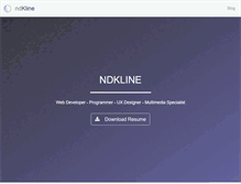 Tablet Screenshot of ndkline.com